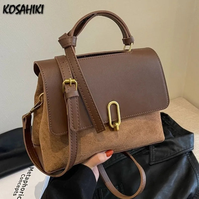 Bags for Women Trendy All Match Y2k Aesthetic Casual Shoulder Bag Vintage Fashion Luxury Design Office Lady Handbags Crossbody by Reinvent Yourself