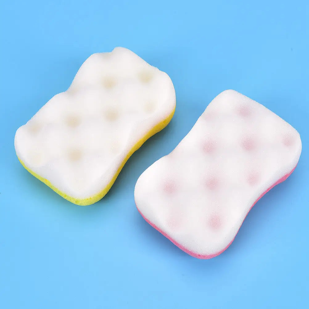 Soft Bath Sponge Body Scrub Bast Wisp Massage Brush Body Washcloth Skin Scrubber Relax Exfoliating Skincare Shower Accessories by Reinvent Yourself