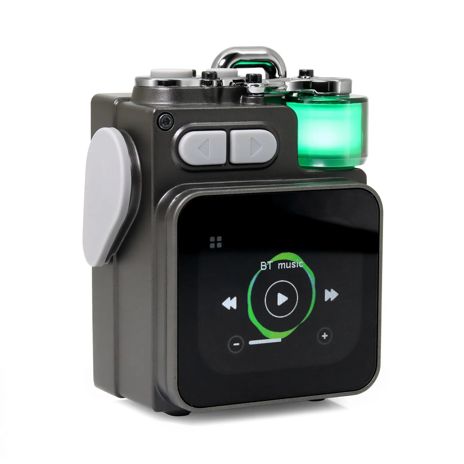Wireless Speaker with RGB Desktop LED Display Screen Bass Outdoor Speakers Subwoofer Portable Loudspeaker Bluetooth-compatible by Reinvent Yourself