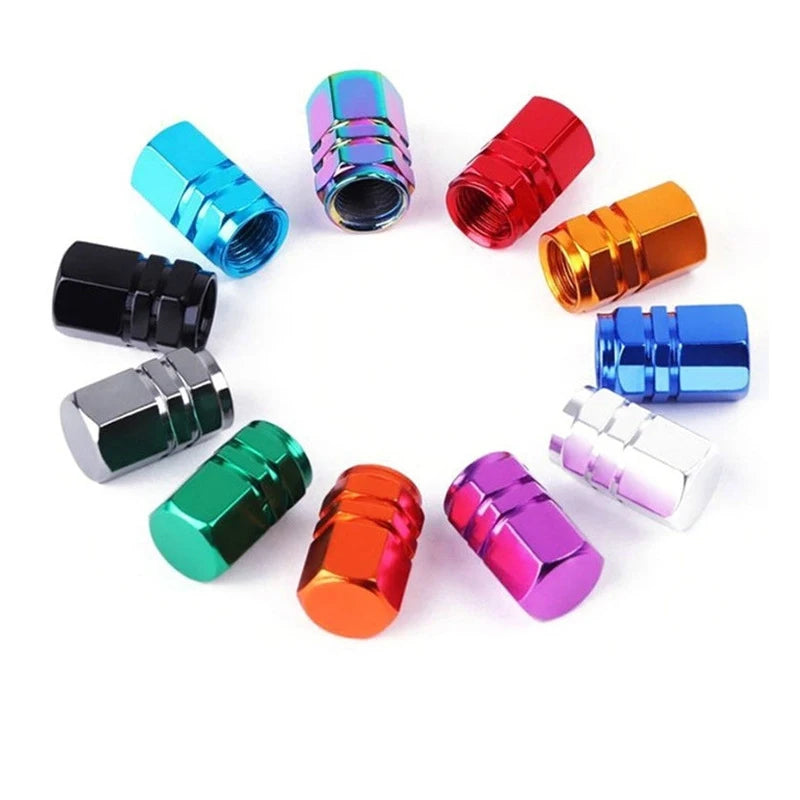 Tire Valve Stem Caps Decorative Tires Accessories Aluminum Alloy Nipple Wheel Caps For Cars Motorcycles Bicycle Cover 2030 by Reinvent Yourself