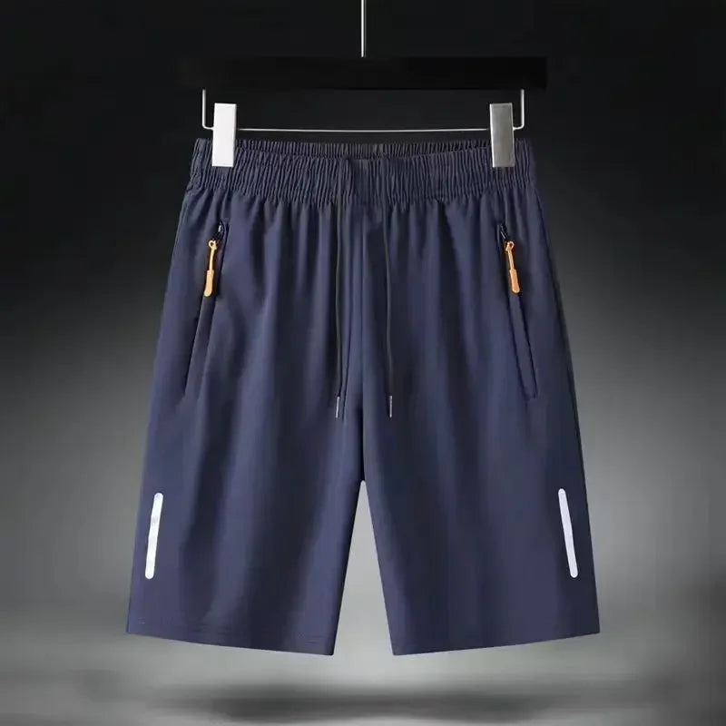 Summer Men Shorts Ice Silk Running Gym Sport Shorts Quick Dry Breathable Beach Short Pant Fitness Jogging Cool Casual by Reinvent Yourself