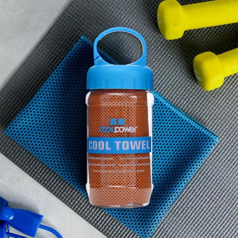 Instant Cooling Towel Quick Dry Sweat Absorption Running Towel Yoga Towel Workout Sports Physical Cooling Gym Fitness Towels by Reinvent Yourself