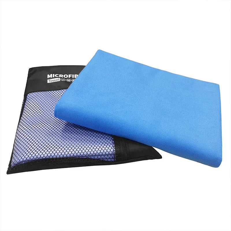 Microfiber Towel Thick Quick Dry Hair Absorbent Large Super Soft and Lightweight Ideal for Travel Sports and Fitness for Yoga by Reinvent Yourself