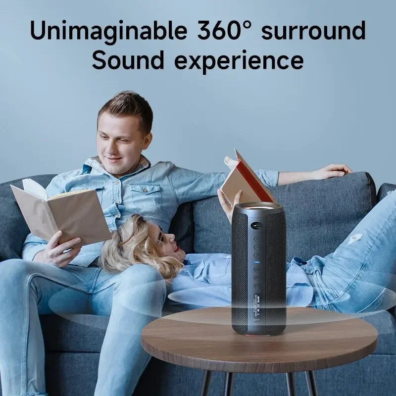ZEALOT-S51PRO 40W High-power Bluetooth Speaker 3D Stereo Bass Bluetooth Speaker Portable IPX5 Waterproof Suitable TWS Boom Box by Reinvent Yourself