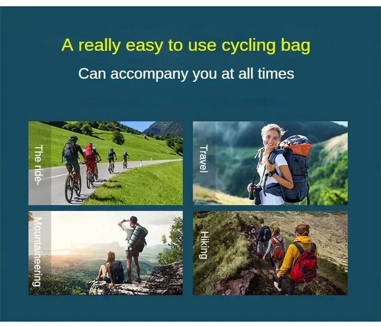 Ultralight Cycling Backpack with Water Bag Ergonomic Strap MTB Road Bicycle Outdoor Hiking Climbing Bag for Sports Fitness by Reinvent Yourself
