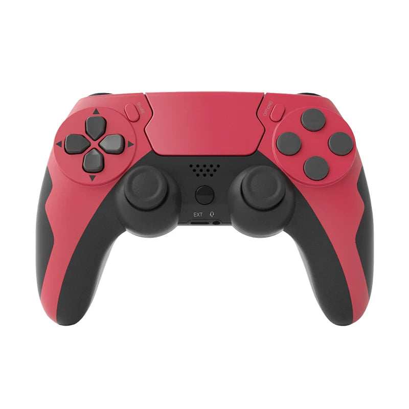 GAMINJA Wireless Controller Bluetooth Gamepad Double Vibration 6Axis Joypad Touchpad Microphone Earphone Port For PS4 PS3 PC by Reinvent Yourself