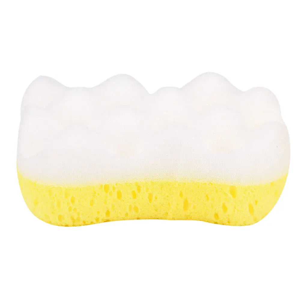 Soft Bath Sponge Body Scrub Bast Wisp Massage Brush Body Washcloth Skin Scrubber Relax Exfoliating Skincare Shower Accessories by Reinvent Yourself