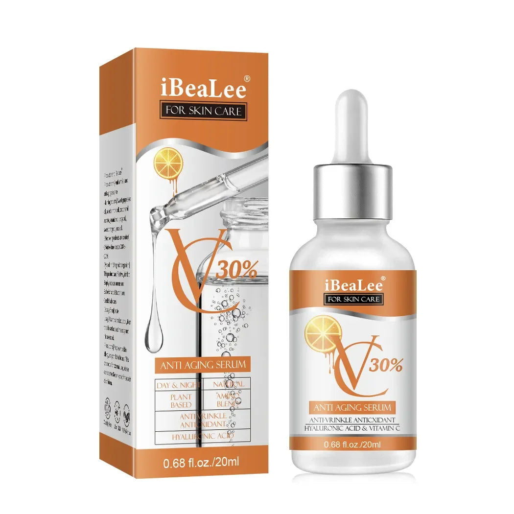 Premium 30% Vitamin C Serum For Face Anti Aging Wrinkle Facial Hyaluronic Acid Retinol Acids Boost Collagen Hydrate Skin Care by Reinvent Yourself