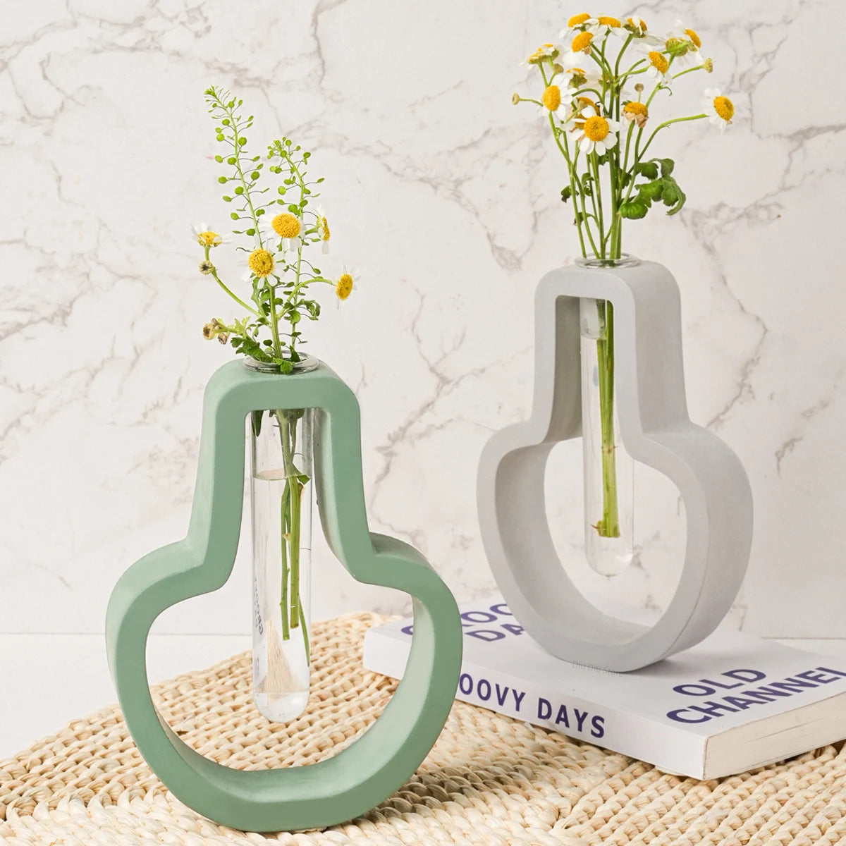 Nordic Style Simple Vase Silicone Mold DIY Hydroponics Flower Pot Craft Gifts Making Plaster Resin Casting Molds Home Decor by Reinvent Yourself