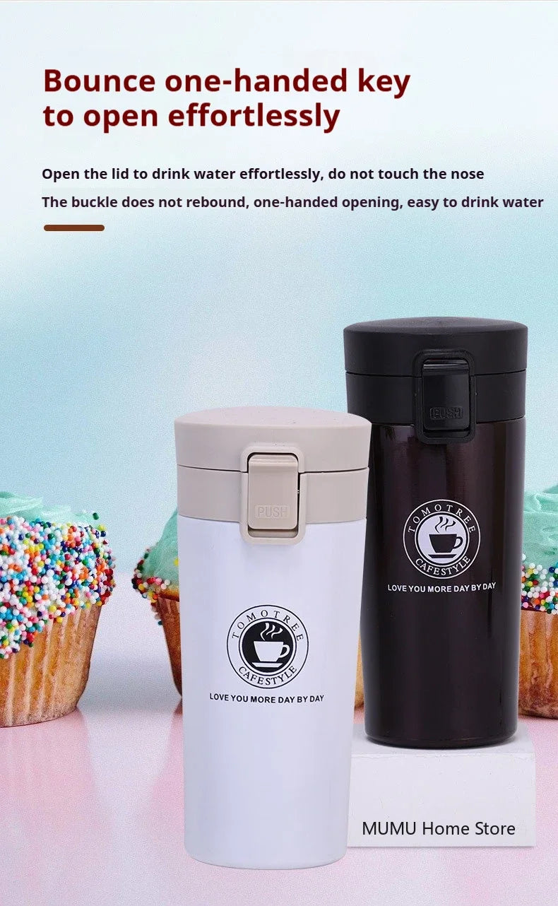 380ML/510ML Thermal Mug Double-layer Stainless Steel Coffee Cup Tea Vacuum Flask Thermos Water Bottle Leak-proof Thermos Mug by Reinvent Yourself