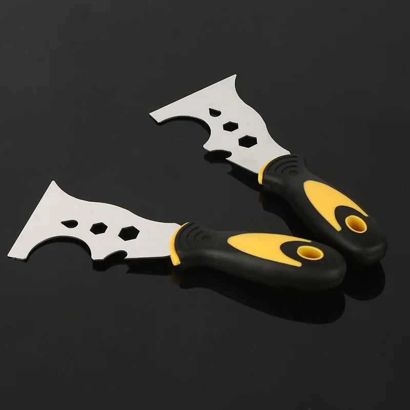 Multifuntional Use Putty Knife Stainless Steel Paint Scraper Removal Construction Tool for Wallpaper Can Opener Home DIY by Reinvent Yourself