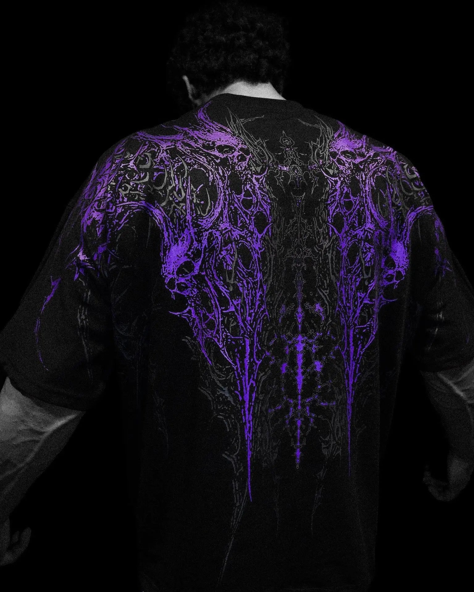 New High-Quality Cotton Men'S Short Sleeves American Style Trendy Brand Dark Style Sports Casual Men'S Oversized Shirt T-Shirt by Reinvent Yourself