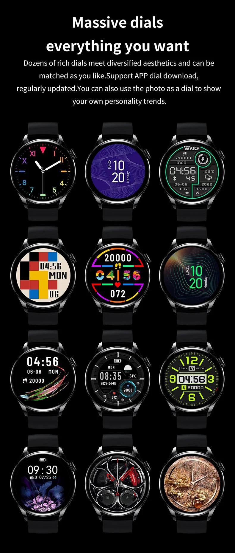 LIGE NFC Access Control Smart Watch Men Bluetooth Call Sport Fitness Men's Wristwatch Heart Rate Monitor Waterproof Smartwatch by Reinvent Yourself