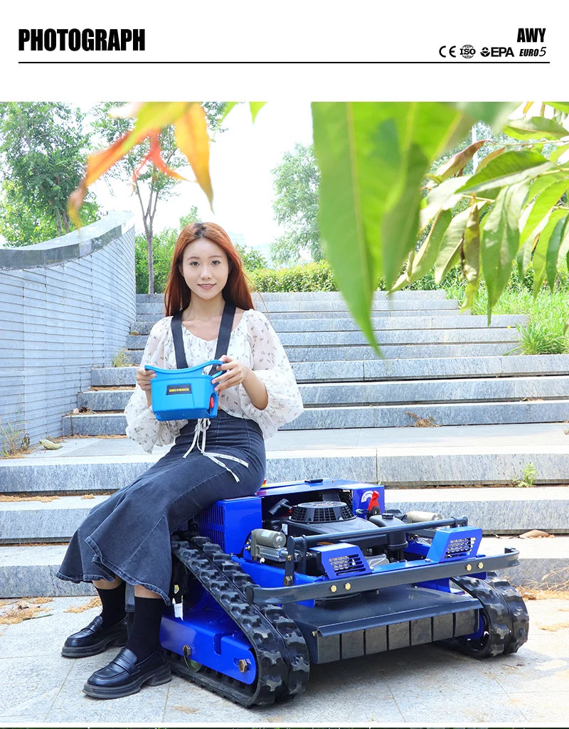550mm Self-Propelled Remote-Controlled Lawn Mower for Small Household Gardens Outdoor Maintenance Robot by Reinvent Yourself