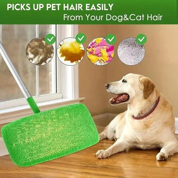 Eco-Friendly Mop Cover Set – 6-Pack Washable Flat Mop Pads for Dusting, Wet Mopping & Pet Hair Pickup, Reusable Alternative to by Reinvent Yourself