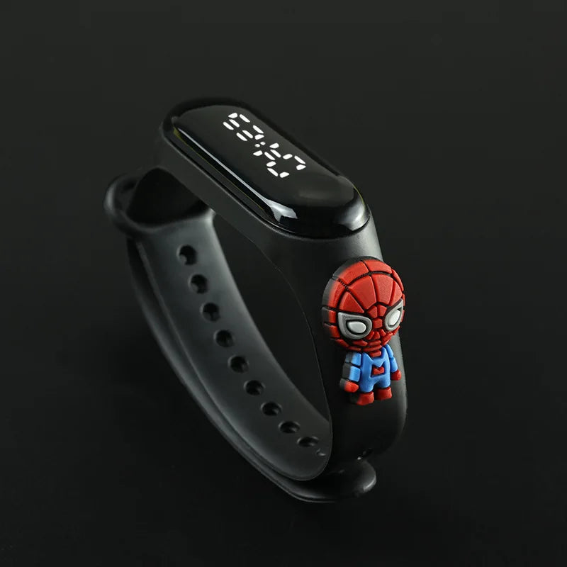 Fashion Mickey Children Watches For Girls Electronic Bracelet Sports Touch LED Spiderman Doll Kids Watch Women Waterproof Clock by Reinvent Yourself