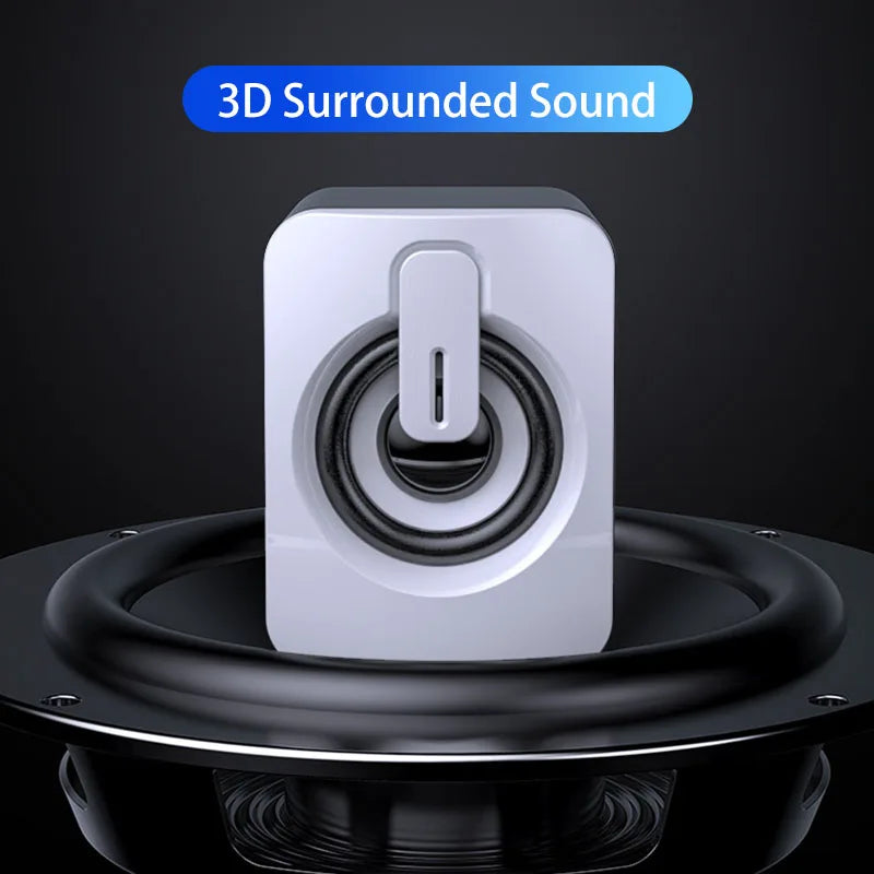 Computer Speakers PC Sound Box HIFI Stereo Microphone USB Wired Caixa De Som with LED Light For Desktop Computer by Reinvent Yourself