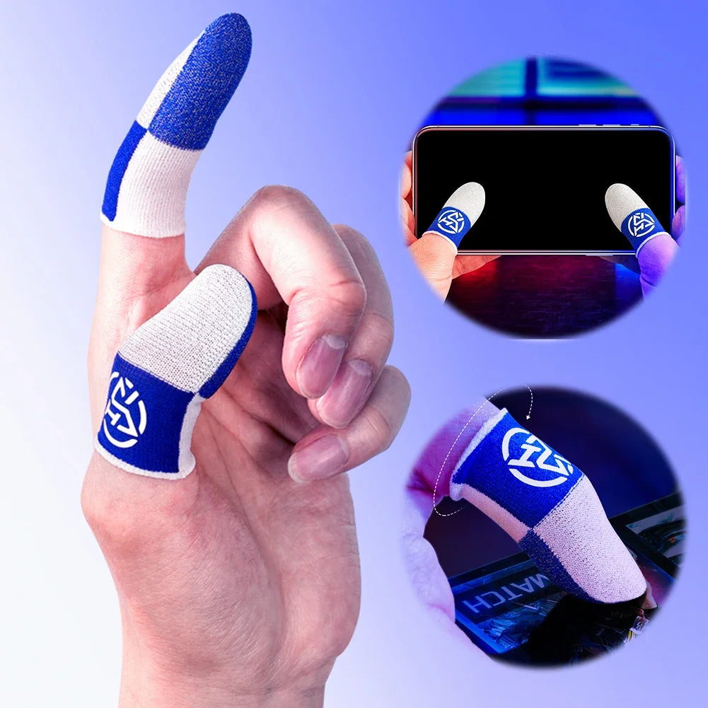 Mobile Game Fingertip Gloves For PUBG Gamer Anti-slip Sweatproof Touch Screen Finger Sleeve Breathable Gaming Finger Cover by Reinvent Yourself