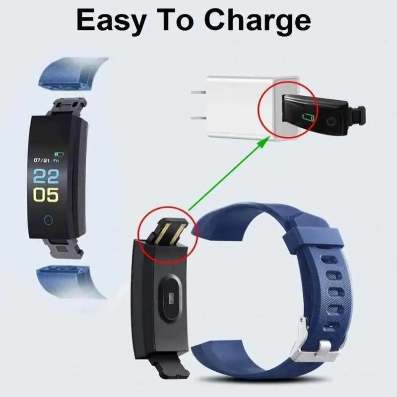 Digital Smart Band Sport Smart Watch Men Woman Blood Pressure Heart Rate Waterproof Monitor Fitness Bracelet For Android IOS by Reinvent Yourself