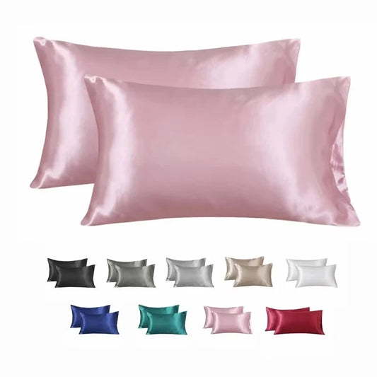 100% Silk Pillowcase Pillow Cover Silky Satin Hair Beauty Pillowcase Comfortable Pillow Case Home Decor Pillow Covers. by Reinvent Yourself