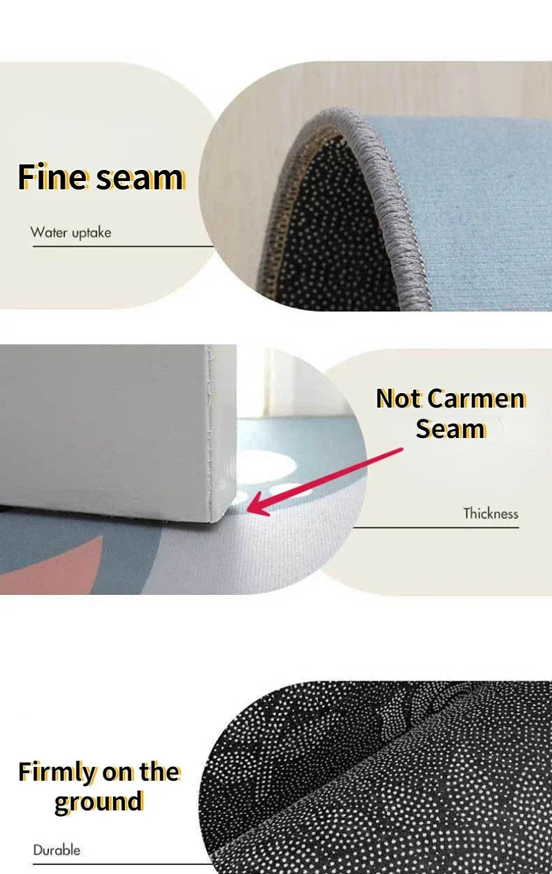 Modern Geometric Pattern Living Room Carpet Soft Non-slip Gaming Room Decoration Rug Light Luxury Easy Clean Coffee Tables Mat by Reinvent Yourself