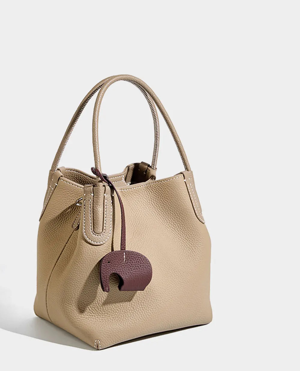 Genuine Leather Women Bucket Bag Luxury Designer Handbags High Quality Cowhide Women's Shoulder Bags Fashion Crossbody Bag by Reinvent Yourself