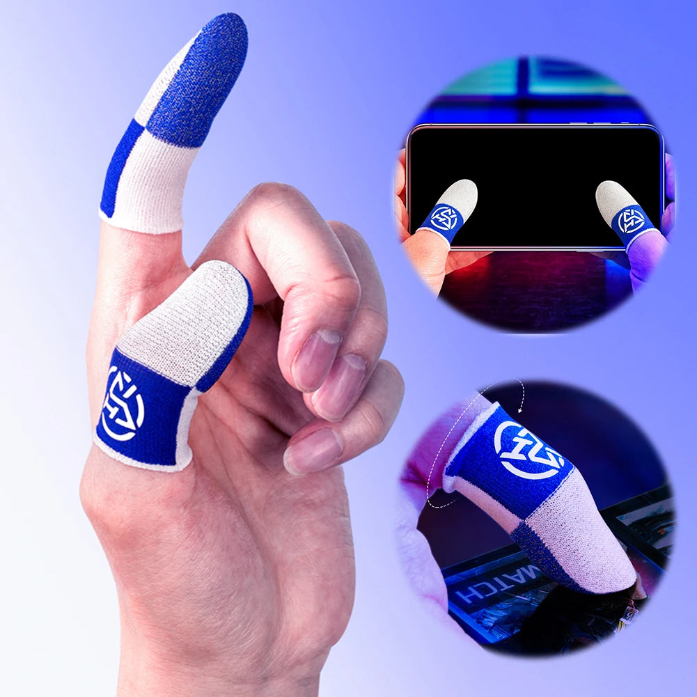 Mobile Game Fingertip Gloves For PUBG Gamer Anti-slip Sweatproof Touch Screen Finger Sleeve Breathable Gaming Finger Cover by Reinvent Yourself