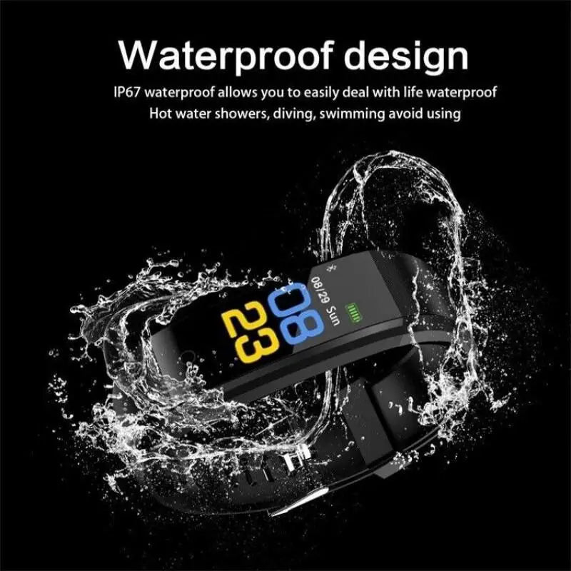 Digital Smart Band Sport Smart Watch Men Woman Blood Pressure Heart Rate Waterproof Monitor Fitness Bracelet For Android IOS by Reinvent Yourself
