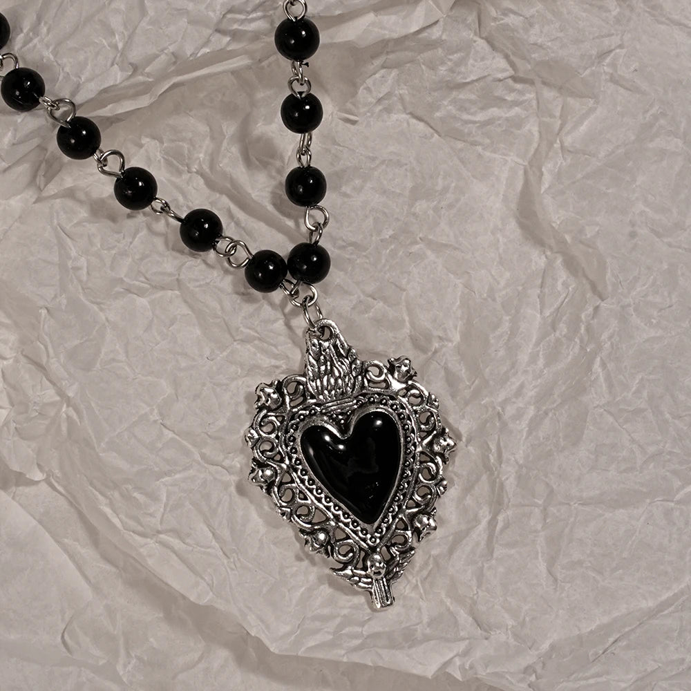 Y2K Sweet Cool Girl Personalized Creative Cross Love Pendant Necklace, Suitable for Daily Wearing by Reinvent Yourself