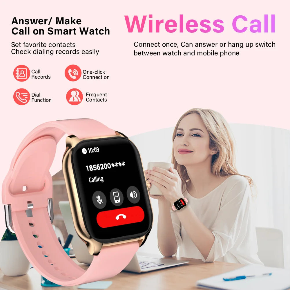 LAXASFIT H9 Smart Watch Men Women Sports Fitness Tracker 2.01 inch HD Screen Bluetooth Talking Smart Watch For Android IOS by Reinvent Yourself