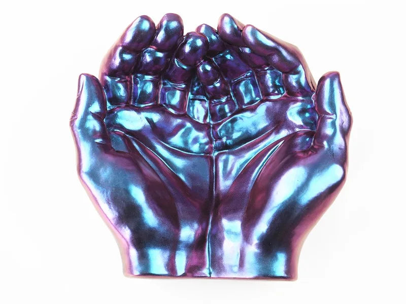 1pc Hand Plaster Mold for Resin Casting and DIY Crafts - Jewelry Storage, Candle Holder, Succulent Pot - Home Decor Gift by Reinvent Yourself