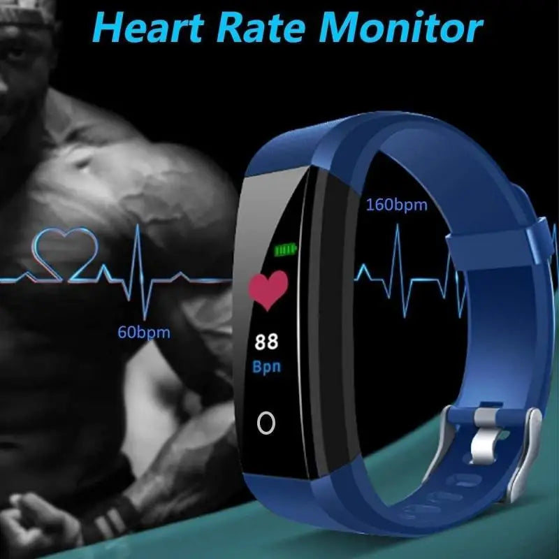 Digital Smart Band Sport Smart Watch Men Woman Blood Pressure Heart Rate Waterproof Monitor Fitness Bracelet For Android IOS by Reinvent Yourself