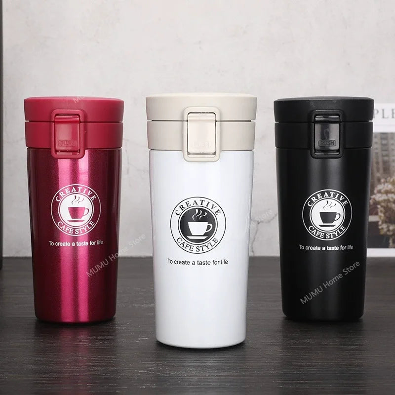 380ML/510ML Thermal Mug Double-layer Stainless Steel Coffee Cup Tea Vacuum Flask Thermos Water Bottle Leak-proof Thermos Mug by Reinvent Yourself