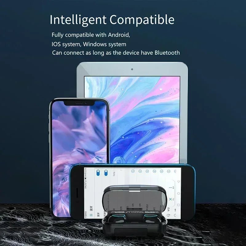 Bluetooth headset M10 hands-free LED Dispay headset Bluetooth HiFi stereo music wireless earplug waterproof game headset by Reinvent Yourself
