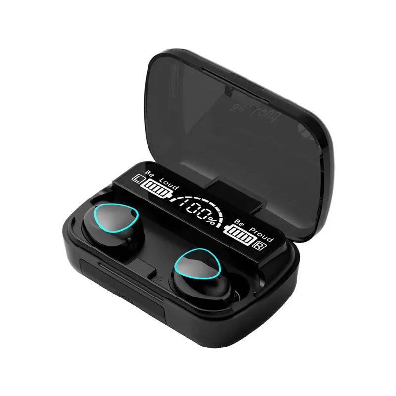 Bluetooth headset M10 hands-free LED Dispay headset Bluetooth HiFi stereo music wireless earplug waterproof game headset by Reinvent Yourself