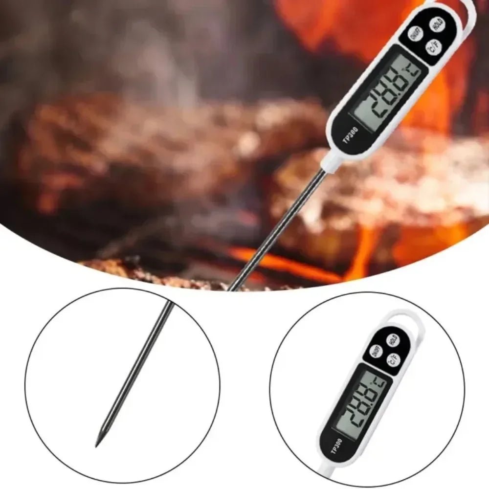 Food Thermometer TP300 Digital Kitchen Water Oil Thermometer for Meat Cooking Food Probe BBQ Electronic Oven Kitchen Tools by Reinvent Yourself