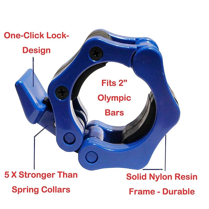 Pro Dumbbell Barbell Bar Clip Collar Barbell Lock Clamps Quick O-Rod Chuck Weight Lifting Bar Gym Dumbbell Fitness Body Building by Reinvent Yourself