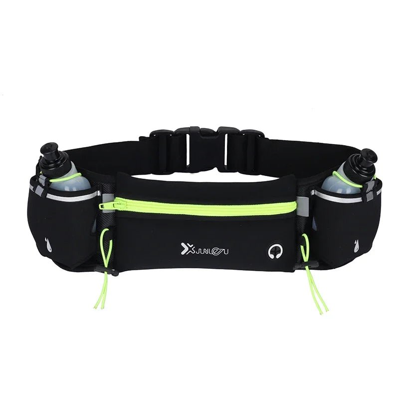 Trail Running Waist Pack For Man/Woman Marathon Phone Water Bottle Sports Fanny Pack Fitness Dual Pocket Running Belt Waist Bag by Reinvent Yourself