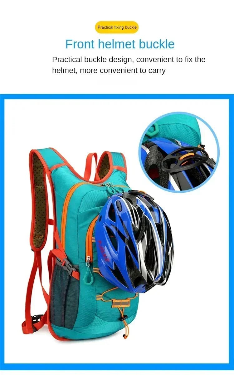 Ultralight Cycling Backpack with Water Bag Ergonomic Strap MTB Road Bicycle Outdoor Hiking Climbing Bag for Sports Fitness by Reinvent Yourself