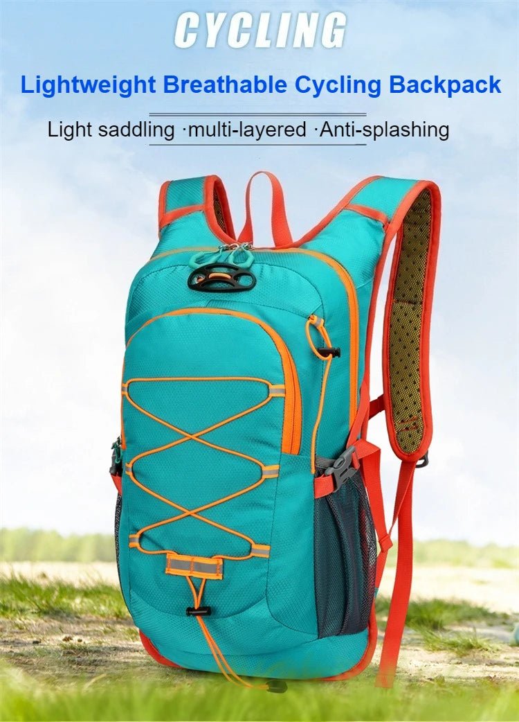 Ultralight Cycling Backpack with Water Bag Ergonomic Strap MTB Road Bicycle Outdoor Hiking Climbing Bag for Sports Fitness by Reinvent Yourself