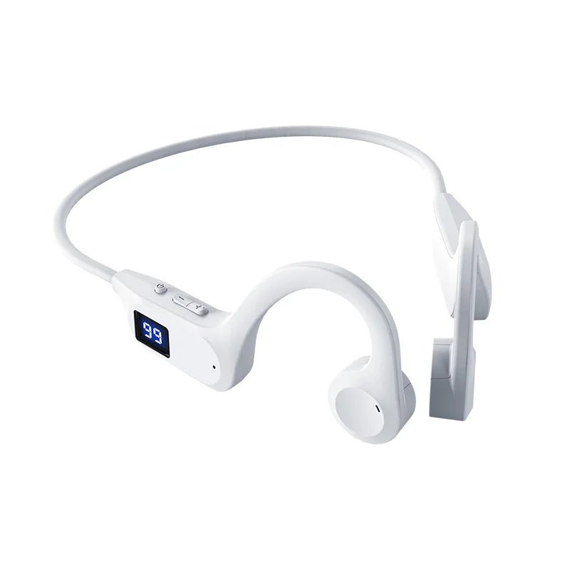 X7 Wireless Bluetooth Earphones, Sports-Style Air-Conducting LED Battery Display, Memory Card Insertion Support by Reinvent Yourself